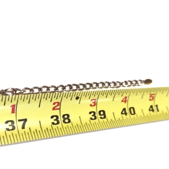 ESMOR MULTICOLORED ART GLASS AND MIXED BEADED SILVER-TONE 37-41" NECKLACE - Picture 7 of 11